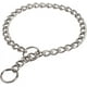thumbnail image 1 of Collar. Collar de ahorque de acero inoxidable premium. Cadena metálica resistente, duradera, resistente a la intemperie y al deslustre. Collar de adiestramiento antitirones para perros., 1 of 7