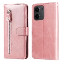 Gangxun - Funda Con Cremallera Para Xiaomi Redmi 15C, Carcasa Cartera De Cuero Pu Con Soporte Y Tarjetero