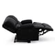 thumbnail image 3 of Bergere Perugia Reclinable 2 Cuerpos Tela Velvet Negro, 3 of 7