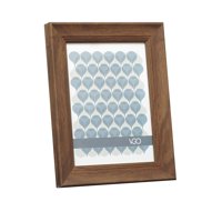 Vgo - Marco Madera Moldura Ancha Caoba 10X15 Cm