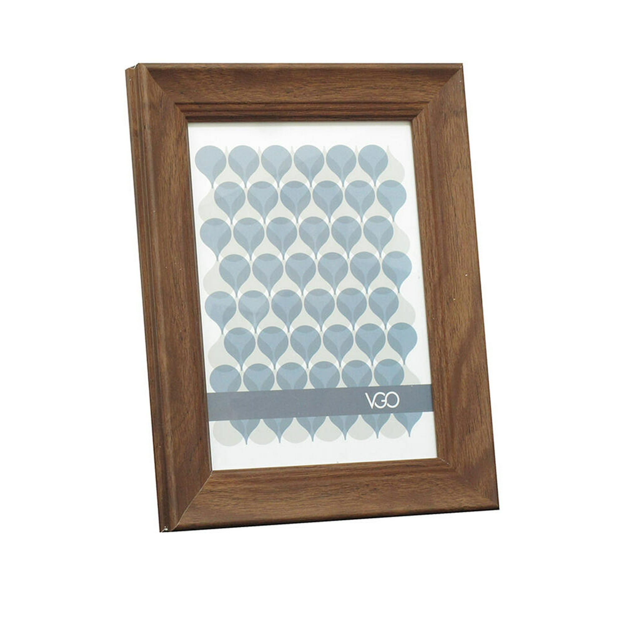 Vgo - Marco Madera Moldura Ancha Caoba 20x25 Cm