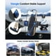 thumbnail image 5 of Soporte de teléfono para coche, soporte universal de teléfono móvil para salpicadero, parabrisas o ventanilla - soporte para automóvil compatible con iPhone, Samsung -Negro, 5 of 7