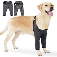 Xusx111 - Traje De Recuperación Del Perro Para Las Piernas Delanteras, Mangas De Recuperación Del Perro Después De La Cirugía Con Banda Elástica, Soportes Protectores De Codo Suaves Para Perros De Tam