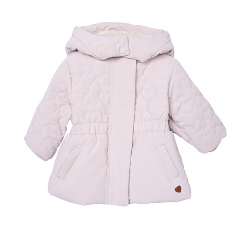 Pillin - Parka Bebé Niña Forrada Coral Fleece Arena