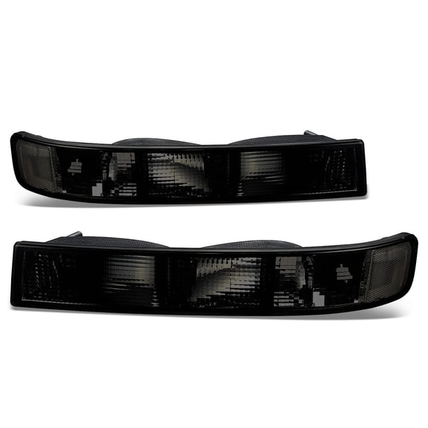 Par de luces indicadoras de paragolpe delantero y de giro estilo OE DNA MOTORING BL-CEGS03-SM-CL1 para Chevy Express Savana