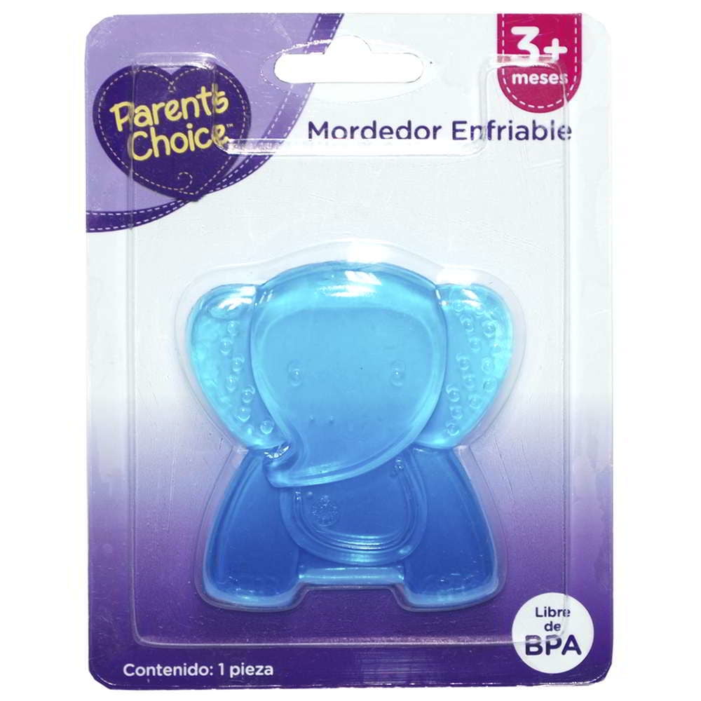Mordedor Enfriable 3+ Meses Celeste 1 Un Parent's Choice