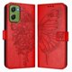 thumbnail image 2 of Funda Cartera Mariposa Para Motorola Moto G06 Con Soporte Y Ranuras Para Tarjetas Rojo, 2 of 6