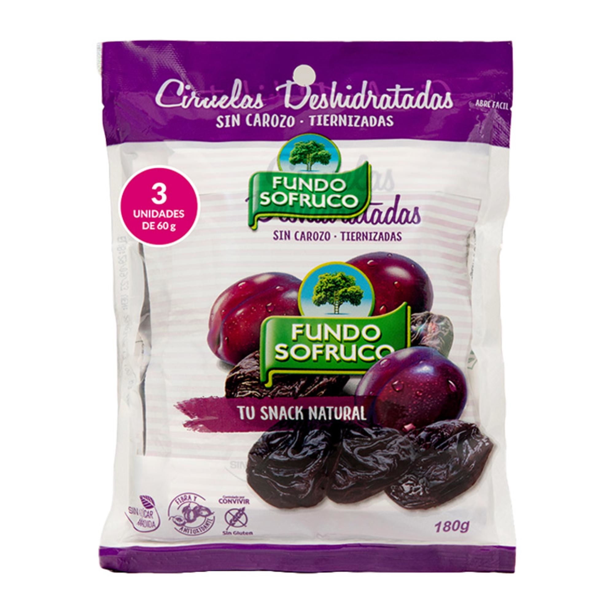 Ciruela Sofruco Snack Bolsa 3un 180 g