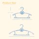 thumbnail image 2 of Perchas ajustables JSF para bebés, 20 unidades, perchas de armario para guarderías infantiles, antideslizantes, extensibles, ideales para ropa de recién nacidos (diseño de osos coloridos), 2 of 6