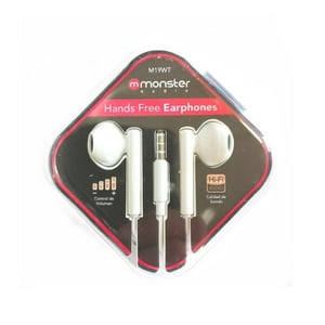 Monster - Audifonos Manos Libres Jack 3.5 Blanco M19