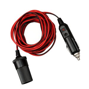 Ioensy - Encendedor De Cigarrillos, Enchufe De Alimentación, Cable De Extensión, Accesorios Para Coche, Alta Calidad, 12V