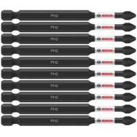 Brocas Eléctricas Para Atornillar Bosch Itph235B Phillips #2, Paquete De 10