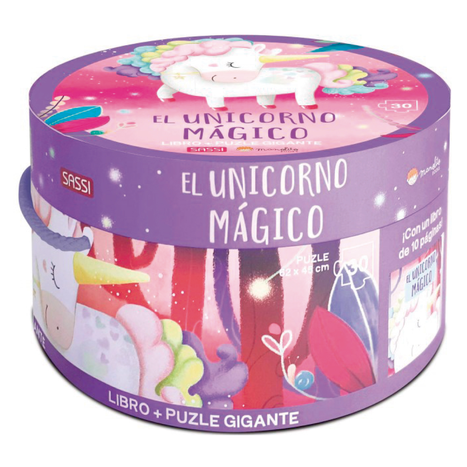 Manolito Books - Libro Y Puzzle Unicornio Magico