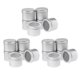 thumbnail image 1 of Lata redonda de aluminio 18pcs, tarro, botella, lata, contenedor de almacenamiento con tapa de tornillo, 1 of 5