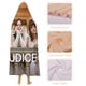 thumbnail image 4 of Orgullo y Prejuicio Manta Capa con Capucha Anti-Bolitas, Manta de Lana Ártica Suave, Manta Portátil de Felpa Ligera y Lujosa, Poncho para Siesta en Casa y Oficina, 100*130cm, 4 of 6