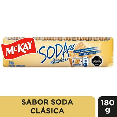 Galletas Soda Clásica Bolsa. 180 G Mckay