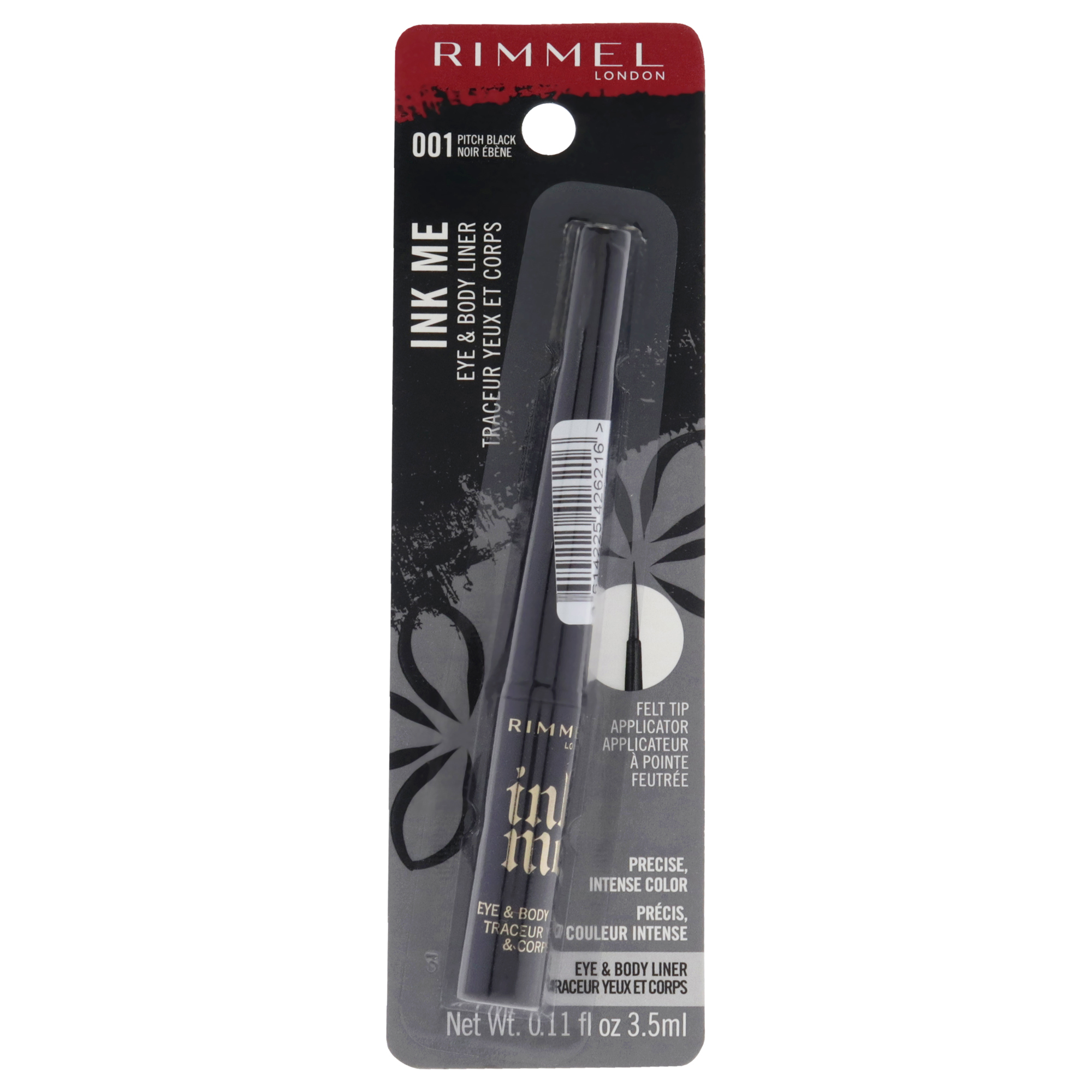 Delineador De Ojos Rimmel London Ink Me Negro Intenso