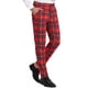 thumbnail image 5 of INSPIRE CHIC Pantalones para Hombre Cuadros Cintura Elástica Estiramiento Frente Plano Pantalones de Vestir 30 Rojo Oscuro, 5 of 7
