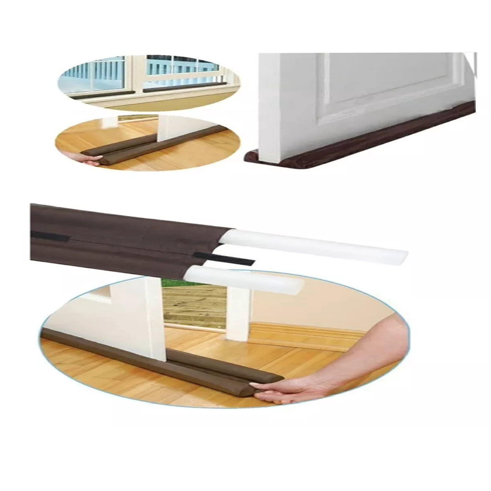 Multicompra - Aislante Para Puertas Burletes Bajo Puerta Esponja