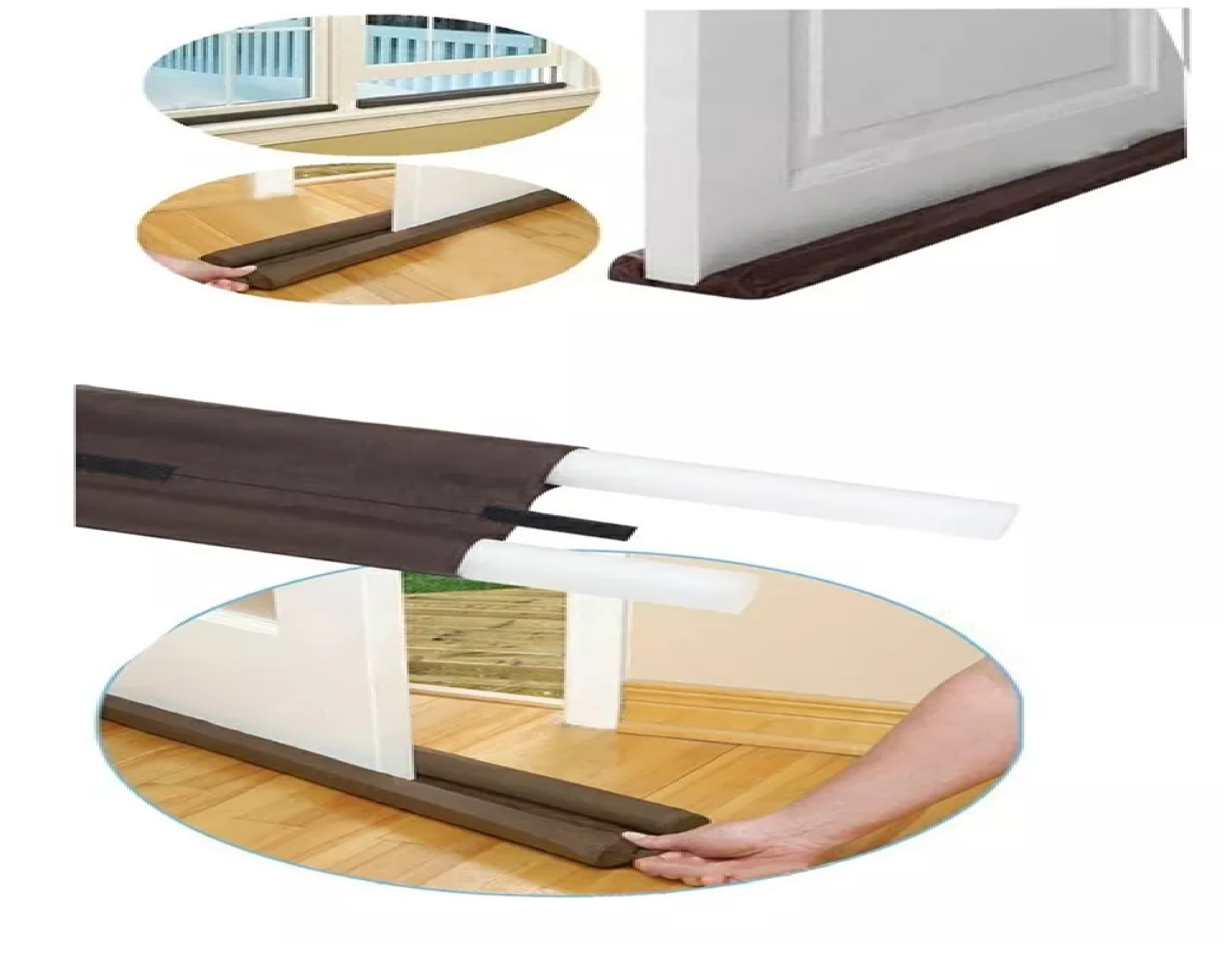 Multicompra - Aislante Para Puertas Burletes Bajo Puerta Esponja