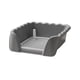 thumbnail image 3 of Caja de arena para inodoro para perros, valla elevada desmontable, bandeja para orinal de entrenamiento extraíble para conejos, otras mascotas, , gris, 3 of 5
