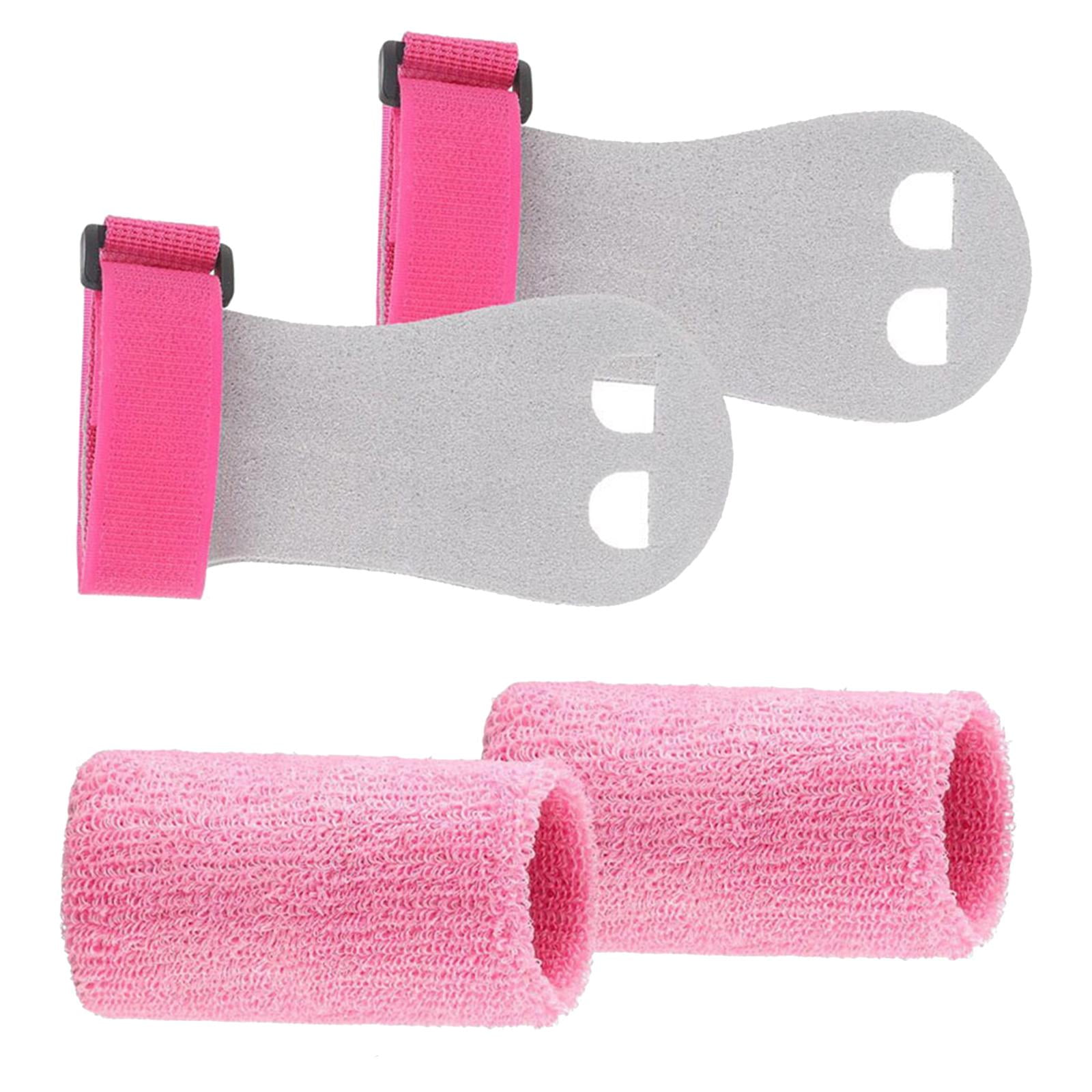 Ioensy - Conjuntos De Muñequeras De Gimnasia Para Niños, Agarres De Mano Para Gimnasia Para Niños, Color Rosa, Talla S