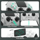 thumbnail image 4 of Mando inalámbrico Gamepad para PlayStation 4 con vibración motorizada, detección de movimiento de 6 ejes y función de disparo continuo-Rosa, 4 of 6