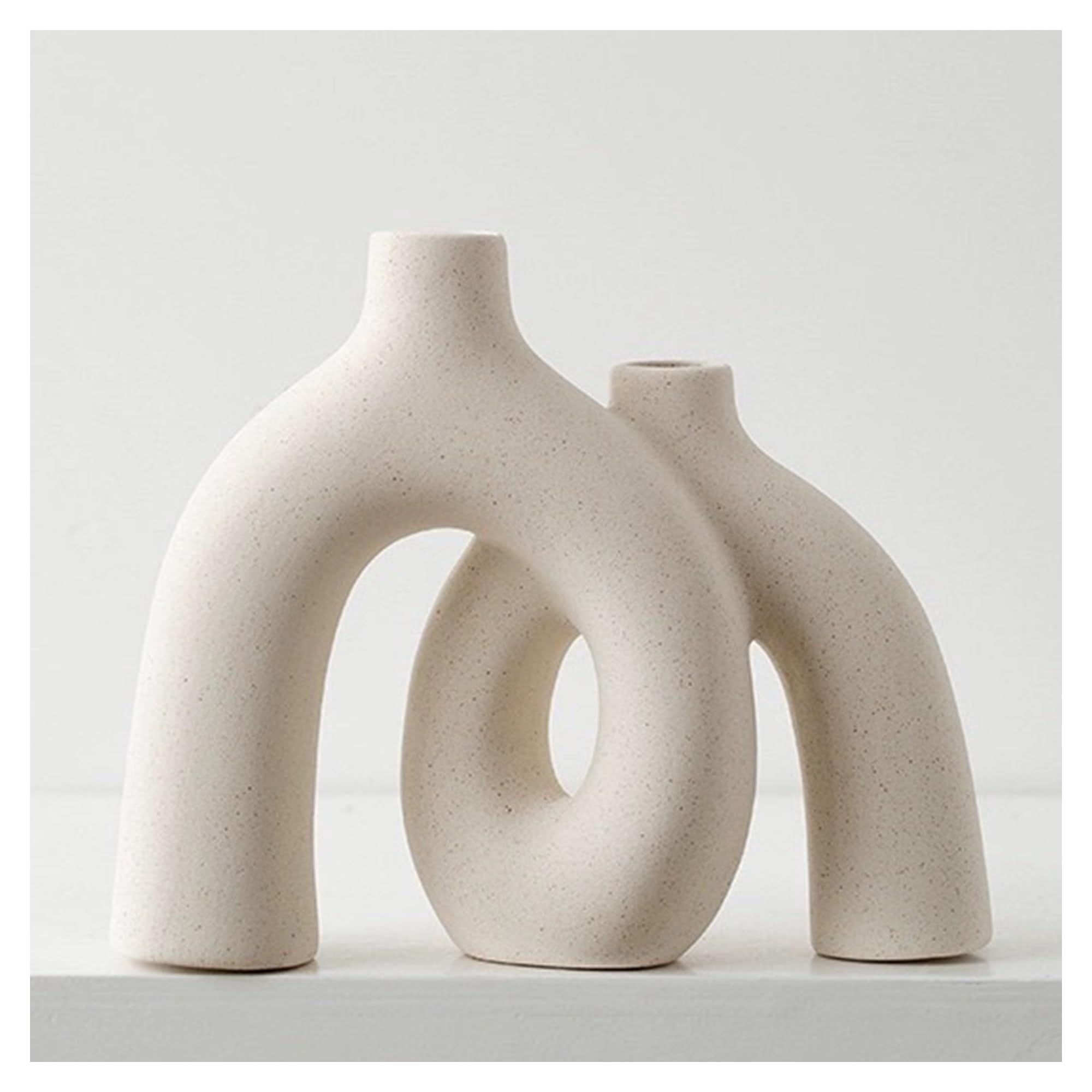 Set De Jarrones Decorativos Jonronboci Hug Donut De Estilo Nórdico Moderno