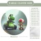 thumbnail image 2 of Yoshi theme Fitted Round Tablecloths Elastic Edged Table Covers Waterproof Table Cloth For Kitchen Holiday Party Tables Decor 150cm, 2 of 6