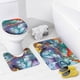 thumbnail image 4 of Alas de fuego-theme 4-Piece Shower Curtain Set with Rugs, Waterproof Bathroom Decor Set Includes Bath Mat, U-Shaped Rug, Toilet Lid Cover and Curtain with Hooks, 4 of 6