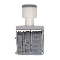 Bothyi - Accesorios De Sello De Rodillo De 8 Dígitos Sello De Negocios Para Hacer Tarjetas Artesanales Diy