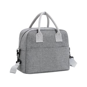 Magideal - Paquete De Aislamiento Térmico Resistente Al Agua Reutilizable Con Cremallera Resistente Portátil Para El Trabajo, Picnic Al Aire Libre, Adultos Y Ni , Gris 29Cmx16Cmx23Cm
