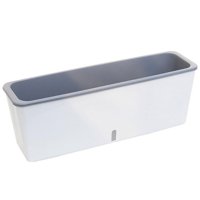 Magideal - Caja De Ventana Sembradora Rectangular Auto -Riego Vegetales Pot De Flores De Cultivo Para El Balcón Hogar Fuera Del Alféizar De La Ventana Decoración