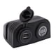 thumbnail image 3 of Cargador Azul Dual Del Usb + Voltímetro Digital Del Color 12v Para El Barco De La Motocicleta Del Coche, 3 of 3