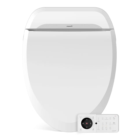 Bio Bidet - Asiento Para Bidé Bidet Bidet Uspa Pro, Asiento Y Secador Con Calefacción Por Agua Caliente