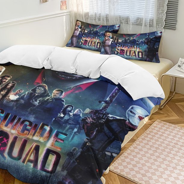 Suicide Squad 3-Piece Bedding Set Soft Warm And Comfortable Bed Set