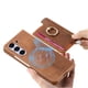 thumbnail image 5 of Funda Magnética Para Samsung Galaxy Z Flod 4 Con Billetera Y Anillo Protector Resistente Marrón, 5 of 6
