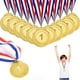 thumbnail image 1 of 10Pcs Medallas Deportiva Metálica Con Cinta Grabado 7cm Oro, 1 of 5