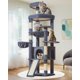 thumbnail image 1 of Árbol para gatos Taoqimiao de 183 cm de alto, multinivel con hamaca, 1 of 9