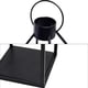 thumbnail image 2 of Farol Decorativo HPC Decor Metal Negro LED Temporizador 38cm 30cm, 2 of 3