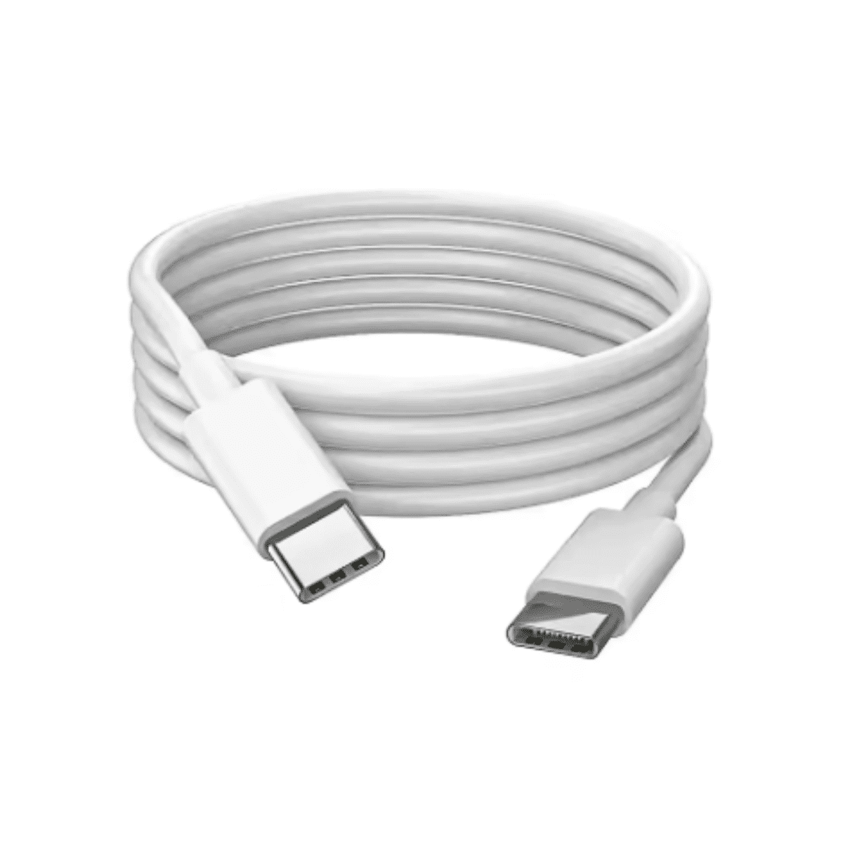 Genérico - Cable De Datos Carga Rápida Usb-c A C Color Blanco