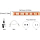 thumbnail image 2 of Luces de cultivo para plantas, tira de luz LED de 40 W para cultivo de plantas, 1 barra de espectro completo, lámparas colgantes para cultivo de plantas de interior, invernaderos, plántulas, vegetales, 2 of 6
