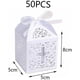 thumbnail image 3 of 50 cajas de dulces con forma de cruz blanca para bautizo, regalo de bautizo, decoración para iglesia, primera comunión, 5 x 5 x 8 cm, 3 of 6