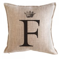 Tuyo Print - Cojín Letra Corona F 45X45