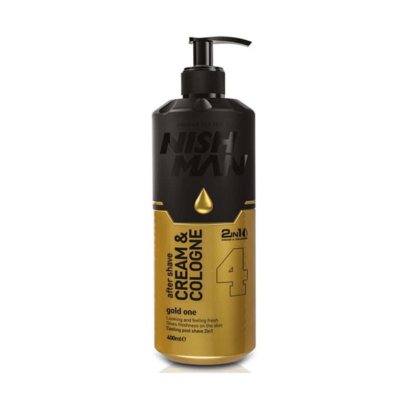 Nishman - Crema Y Colonia After Shave N°04 Gold 400 Ml