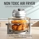 thumbnail image 2 of Air Fryer Big Boss de vidrio grande de 16 cuartos de galón, no tóxico, con 3 niveles, 2 of 8