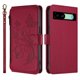 thumbnail image 2 of Funda Cartera Mariposa para [Google Pixel 8A] con Soporte y Cremallera Rojo, 2 of 6