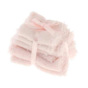 Bothyi - Juego De Toallas De Baño Modelo Toalla En Miniatura Para Casa De Muñecas 1:12, Color Rosa