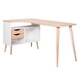 thumbnail image 1 of Escritorio en L cajones 145x81x75.8cm Chic Home, 1 of 3