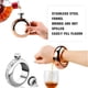thumbnail image 3 of Frasco brazalete de acero inoxidable 304 hecho a mano con embudo en caja de regalo para mujeres, niñas, bailes, cumpleaños, fiestas, clubes y bares, 3.5 oz, 3 of 8